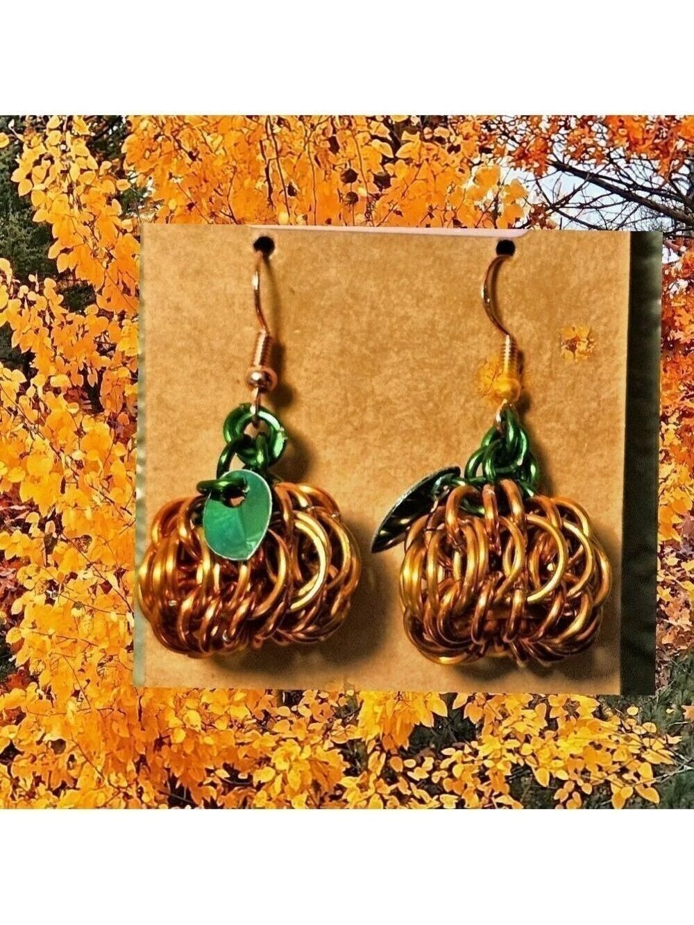 Pumpkin Lightweight Earrings